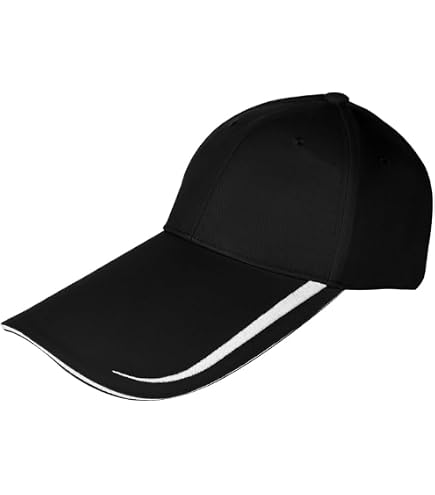 Torrey Hats UPF 50+ Long Bill Adjustable Baseball Cap (Black) at